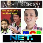 INDONESIA MORNING SHOW NET TV  Motivator HARI ANAK NASIONAL 23 JULI  Master Stevie Lengkong Samuel Lengkong Kenneth Lengkong